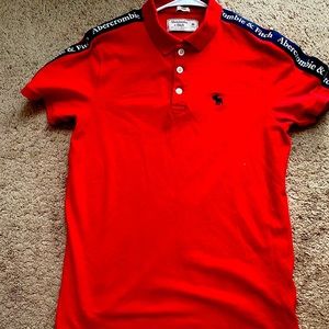 Vintage Abercrombie Red Collar Shirt